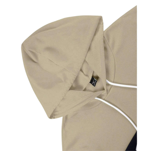 Sudaderas personalizadas de alta calidad Sudadera con capucha deportiva de gran tamaño con logotipo estampado frontal de algodón al por mayor - Product Image 4