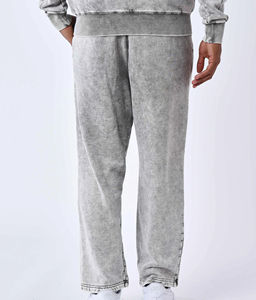 Conjunto de Sudadera con Capucha y Pantalones Deportivos para Hombre, con Apliques Bordados Personalizados, Estilo Jogger, Lavado Ácido, para Invierno - Product Image 4