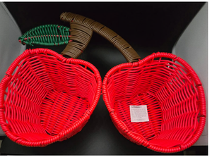 ตะกร้าหวายลายเชอร์รี่ป๊อปถาดเก็บลูกกวาดสำหรับเด็กอุปกรณ์จัดระเบียบตกแต่งสำหรับเด็ก-Sisu - Product Image 2