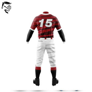 Ropa de béisbol y softbol hecha a medida de poliéster 100% de alta calidad Nuevo uniforme de estilo personalizado en conjuntos de patrones sólidos disponibles - Product Image 3