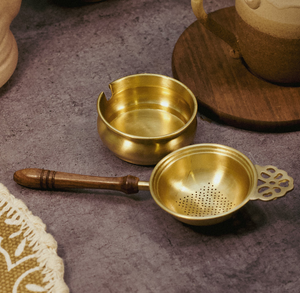 ที่กรองชาทองเหลืองแบบใช้ซ้ำได้เครื่องกรองชาแบบใช้ซ้ำได้ - Product Image 2