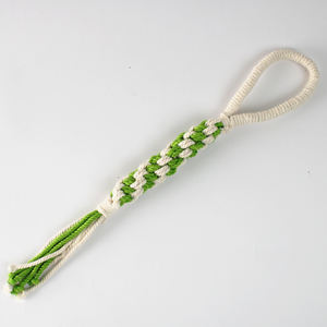 Juguete profesional de algodón con asa en forma de lazo para perros, apoya el entrenamiento de obediencia y el juego activo, fabricante OEM Vietnam - Product Image 3
