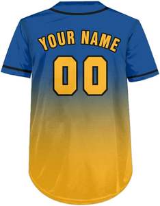 Venta al por mayor de camisetas de béisbol para equipos de secado rápido de poliéster cosido de malla de béisbol uniformes de béisbol sublimados personalizados - Product Image 2