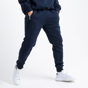 ผู้ชาย Sweatsuit ชุดเสื้อสเวตเตอร์สีทึบและ Sweatsuit กางเกงขายาวชุดสูทเหงื่อสองชิ้น - Product Image 3