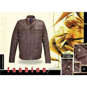 Vente directe usine, service OEM, veste en cuir de vachette légère pour homme, haute qualité, style urbain, motif lettres - Product Image 6