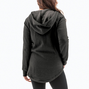 Sudadera Larga de Invierno para Mujer Streetgrace, Personalizable OEM, Talla Grande, Transpirable, con Forro Polar, Disponible con Marca Privada - Product Image 3