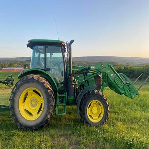 Entrega rápida en los tractores agrícolas John Deeere 6105E Compre ahora en stock Equipo agrícola confiable disponible - Product Image 3