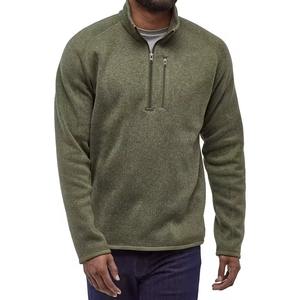 Nueva Colección de Ropa de Invierno para Hombre, Sudaderas de Forro Polar con Cierre de Cremallera de un Cuarto, Bordadas, 100% Poliéster/Algodón - Product Image 3