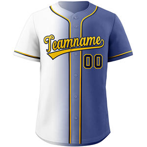 Uniformes de béisbol personalizados al por mayor, ropa deportiva personalizada con nombre y número cosidos, camisetas de béisbol personalizadas - Product Image 3