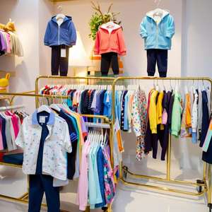 Ventes en gros de vêtements pour enfants, filles et garçons, ensembles mixtes pour enfants, lots en vrac, nouveaux vêtements en coton polyester, étiquette coupée, stock, quatre saisons - Product Image 2