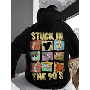 Pull-over de loisirs d'automne/hiver pour hommes, tricots et sweatshirts standard d'une couleur fabriqués en Chine - Product Image 1