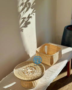 Soporte de ratán natural hecho a mano superventas cakd para decoración del hogar y decoración de fiestas hecho en proveedor mayorista en Vietnam - Product Image 5
