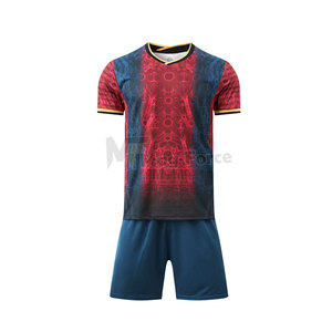 Uniforme de Fútbol de Poliéster 100% de Alta Calidad, Fabricación en Fábrica, Venta al Por Mayor, Manga Corta, Transpirable, Secado Rápido - Product Image 1