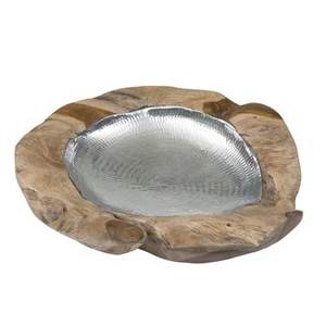 Cuenco para servir de madera de mango macizo hecho a mano de primera calidad, hogar, restaurante, Hotel, uso comercial, ensaladera, comida, de Metal Material, venta al por mayor - Product Image 6