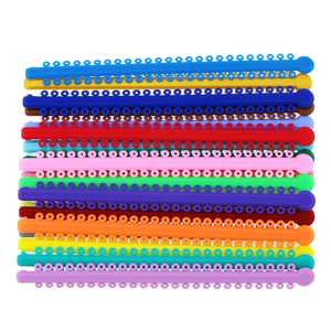 Legatura elastica di colore scuro ortodontico dentale per la cura dei denti orali - Product Image 3