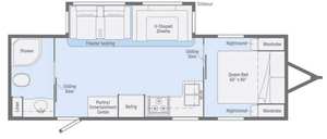 Winnebago M-i-n-n-i-e P-l-u-s 26R-B-S-S Usado del 2019 - Product Image 2