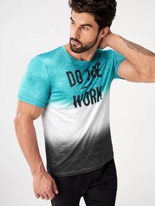 Camiseta Deportiva Premium para Hombre, 100% Algodón, Secado Rápido, para Entrenamiento, Tejido de Punto, Estampado Digital, Ropa Deportiva - Product Image 2