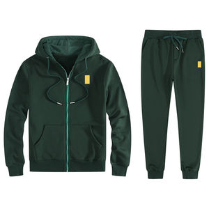 Zip Hoodie and Jogger Pant Set Sudadera con capucha bordada Sudaderas con capucha Hombres Fabricantes de ropa Pantalones de chándal personalizados 2025 - Product Image 6