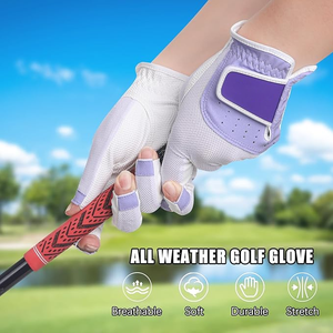 Guantes de Golf para Mujer, Cuero Cabretta Premium, Ajuste Delgado, Transpirables, Impresión de Logotipo Personalizado Disponible, Fabricante Mayorista - Product Image 6