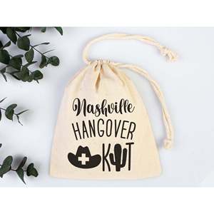 Sac de Récupération Après-Soirée Nashville - Pochette en Coton Bio pour Mariage et Enterrement de Vie de Jeune Fille, Impression Sérigraphique pour Vêtements, Artisanat, Emballage, Jouets - Product Image 4