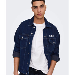 Veste en jean pour hommes de la meilleure qualité de Direct Factory, durable et réglable avec un design uni, approvisionnement direct OEM - Product Image 1