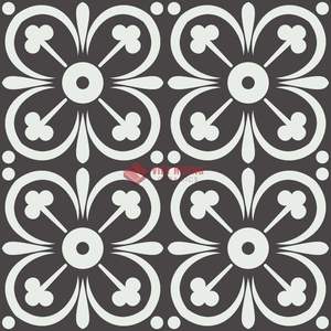 Carrelage en ciment 200x200 avec des motifs marocains élégants, parfait pour ajouter une touche raffinée à n'importe quel espace. - Product Image 4