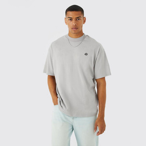 Hot Selling Custom 100% Cotton Puff Print Oversize O-Neck Drop Shoulder <b>Tshirt</b> Loose Unisex Streetwear T-shirt for men loose fit - Product Image 1