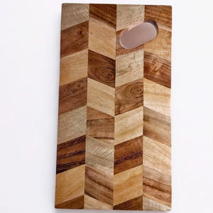 Planche à découper et plateau de service en bois Forme rectangulaire durable 12mm d'épaisseur - Product Image 1