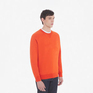 2025 Winter <b>Warm</b> 100% Cotton Fleece Lined Sweatshirt Unisex Thickened Trendy <b>Top</b> for Men <b>Women</b> Loose Fit Breathable Plain Dyed - Product Image 3