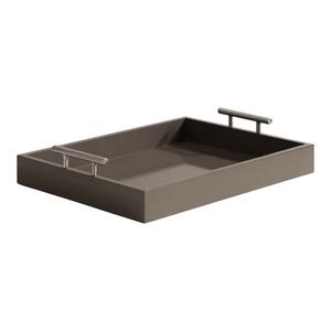 Bandeja de madera Rectangular de estilo de arte moderno, bandejas decorativas de origen indio, venta al por mayor para Decoración de mesa de boda, origen de Metal de Navidad - Product Image 1