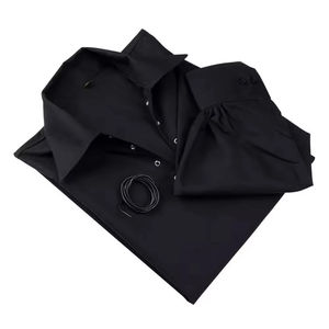 Camisa jacobita tradicional con escote con cordones en lino suave, perfecta para Recreaciones históricas auténticas - Product Image 3