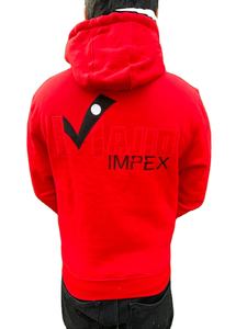 Sweat à capuche brodé poids lourd Denim larmes polaire sweats à capuche vente en gros hiver logo personnalisésurdimensionné grande taille à capuche hommes - Product Image 2