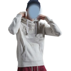 Top ventes OEM Sweats à capuche gaufré épais sweat à capuche vierge avec fermeture éclair complète personnalisé en coton biologique mélangé brodé pour hommes pour garçons - Product Image 1