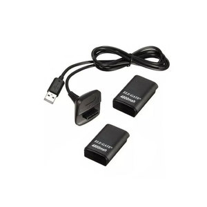 Kit con caricabatterie, cavo di ricarica e 2 batterie per Xbox 360 - Kit accessori - Product Image 2