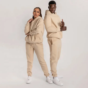 Ensemble de survêtements unisexe à capuche et joggings avec bande réfléchissante et poche cargo - Product Image 6