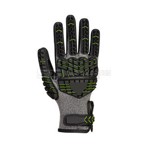 Gants de sécurité en cuir de chèvre durables, antidérapants, imperméables, anti-coupures, pour mécaniciens, assemblage EN388 EN420 pour la protection des mains - Product Image 2