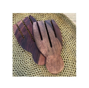 Serveur de salade en bois de meilleure qualité Outils de couverts Accessoire de cuisine Meilleur produit exigeant Main de séparation de salade en bois - Product Image 3