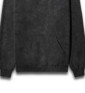 Sweat-shirts pour hommes en coton French Terry à épaules tombantes, coupe ample, à fermeture éclair, avec rivets et strass, poids lourd, sur mesure OEM - Product Image 4