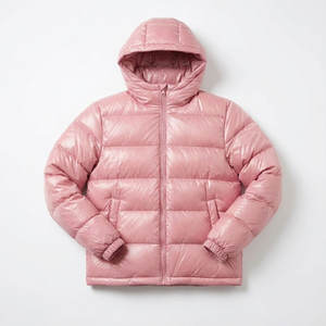 Nouvelle saison, veste matelassée brillante pour homme, imperméable, en duvet d'oie, manteau d'hiver à capuche, vêtement d'extérieur matelassé, fabrication directe, OEM - Product Image 2