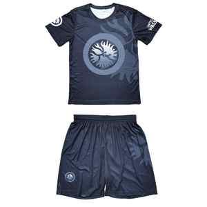 Conjunto de Lucha de Verano 2025 Personalizado para Hombre, Transpirable, de Punto, Camisetas + Pantalones Cortos, Impresión Serigráfica, Conjunto de 2 Piezas, Internacional - Product Image 6