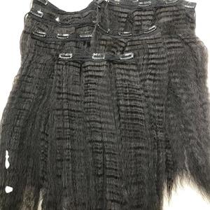 Extensiones de cabello virgen crudo vietnamita más vendidas 100% Clip-In Kinky Curly Loose Deep Wave Italian Curl Price - Product Image 4