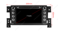 MEKEDE Car-play Android Auto Lecteur multimédia radio audio WiFi FM GPS Écran tactile pour Suzuki Grand Vitra 7 pouces 2005-2015