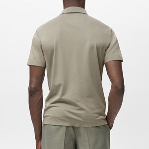 T-shirt personnalisé 100% coton léger de qualité supérieure, uni, à séchage rapide, pour un usage décontracté, manches courtes, coupe classique, homme - Product Image 6