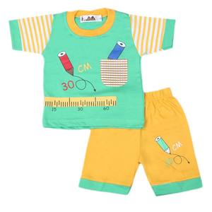 ชุดสูทเด็กชายแขนสั้น 4542 -สีเขียว - Product Image 1