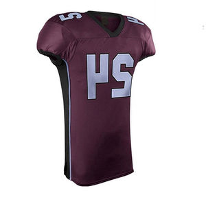 เครื่องแบบอเมริกันฟุตบอลเสื้อและกางเกงแบบเย็บติดคุณภาพสูงผ้าทนทานปรับแต่งได้ทั้งตัวเลือกโลโก้ชื่อและหมายเลข - Product Image 4