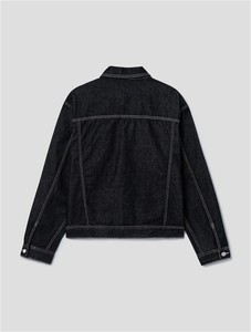 Vestes en jean classiques pour hommes, personnalisées, lavées, à manches longues, veste de camionneur pour hommes, boutonnée, veste en jean décontractée, vêtements d'extérieur à manches longues - Product Image 6