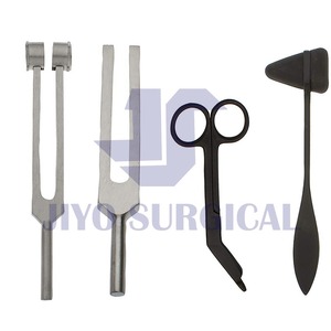 Marteau réflexe neurologique professionnel et diapason Lot de 4 kits de percussion de diagnostic médical certifié CE ISO - Product Image 3