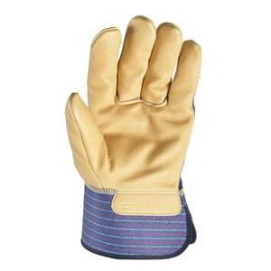 Guantes de seguridad de trabajo de construcción cálidos de invierno de cuero protector Guantes de seguridad de visibilidad de mano completa - Product Image 2