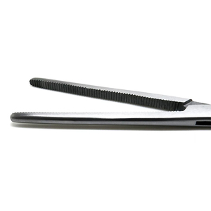 คีมหนีบหลอดเลือดสแตนเลสคุณภาพดีที่สุด ยี่ห้อ Pean Rochester แบบตรง ขนาด 8 นิ้ว ชุดเครื่องมือแพทย์สำหรับสัตว์ ใช้ซ้ำได้ - Product Image 5