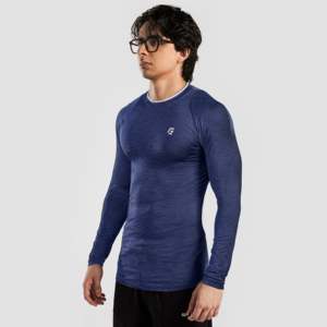 GAI ARR COMPRESSION Navy Slim Fit Casual Shirts - Product Image 3